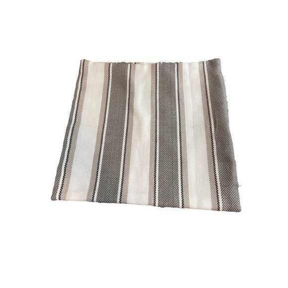 Decorative Black Cream Geometric Square Pillow Cases Set of 3 - Picture 5 of 8